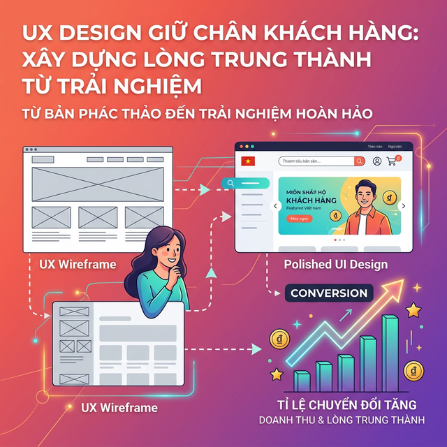 Thiết Kế UX: Bí Quyết Giữ Chân Khách Hàng Trên Website